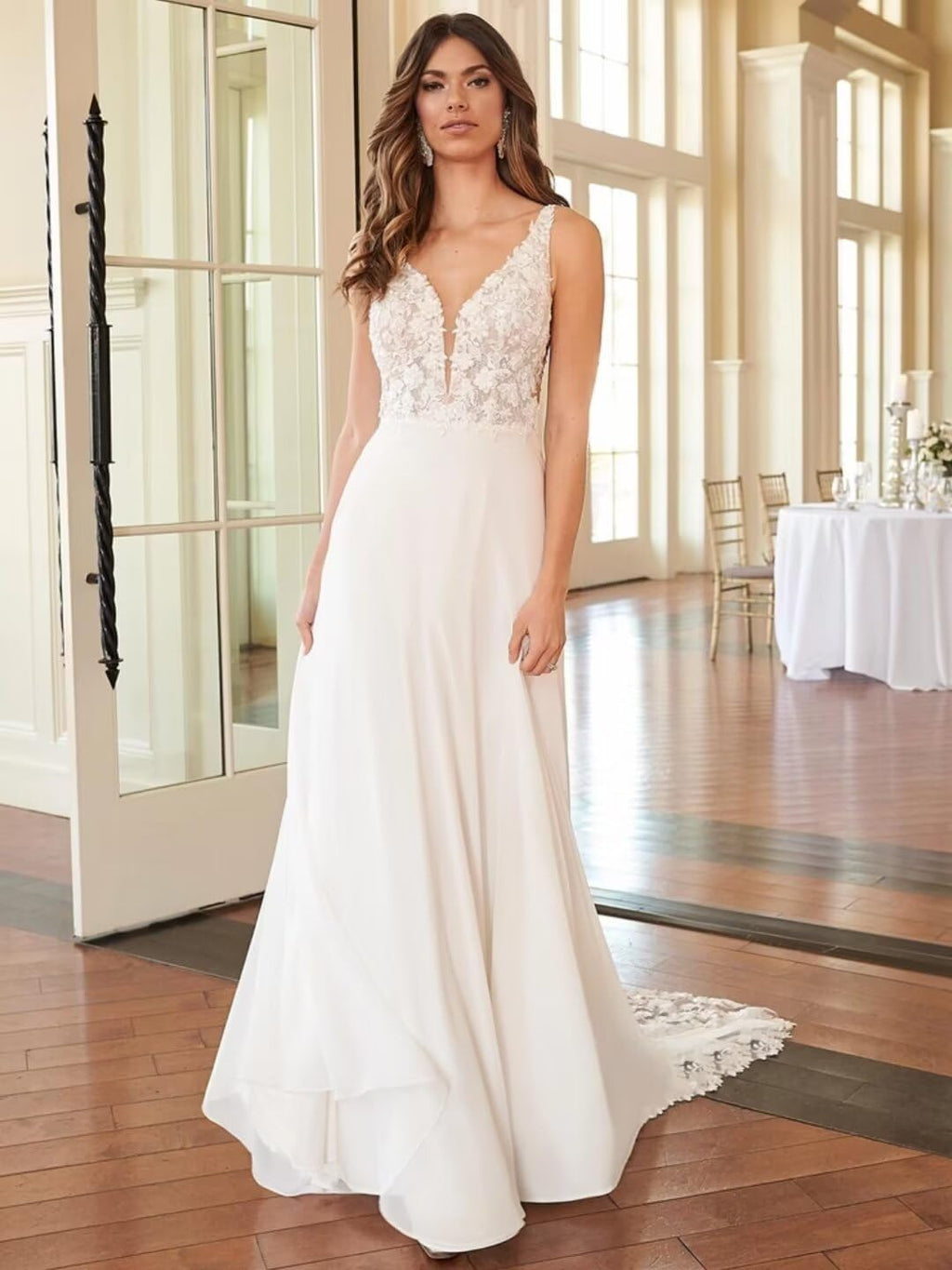 Lace Beach Wedding Dresses for Bride 2026 Mermaid Long Bridal Gowns Boho Wedding Gowns for Women
